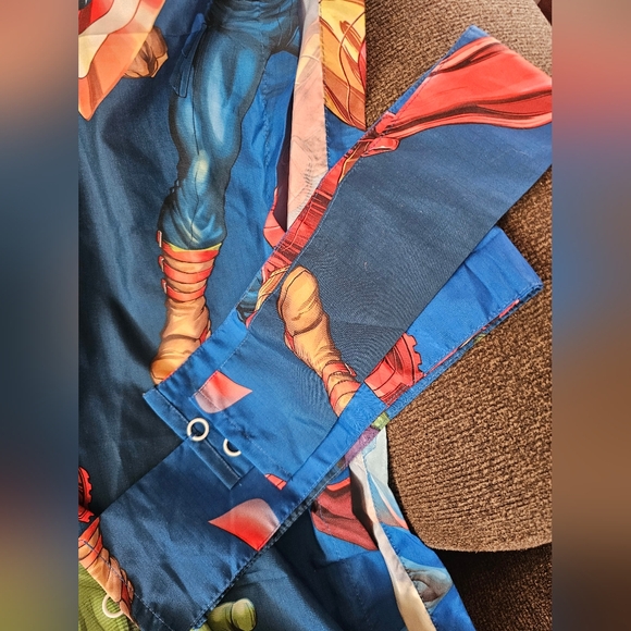 Marvel Avengers Window Panel Curtains Set - Picture 2 of 3
